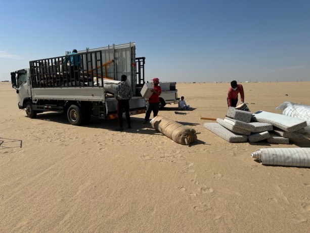 نقل أغراض تركيب مخيمات لجميع مناطق الكويت